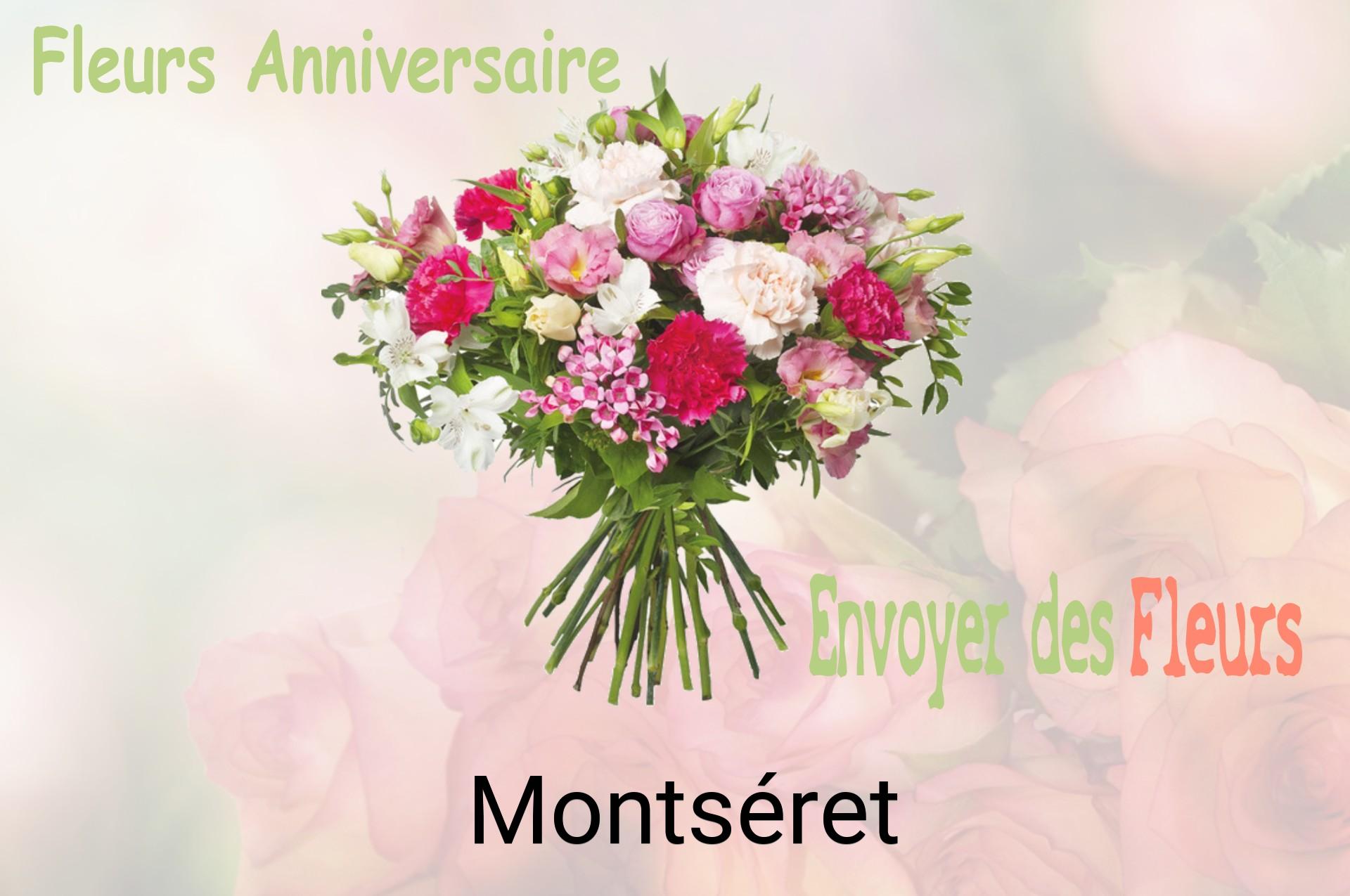 Bouquet de fleurs d’anniversaire livré à Montséret